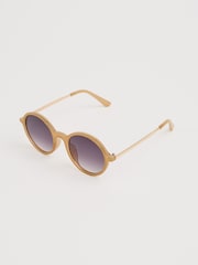 Seasalt Cornwall Yellow Cascade Round Sunglasses - Image 2 of 5