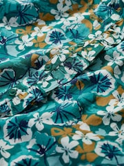 Seasalt Cornwall Spring Geraniums Pine Shoots Twining 100% Cotton Printed Blouse - Image 5 of 5