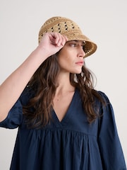 Seasalt Cornwall Natural Orchard Garden Hat - Image 1 of 5