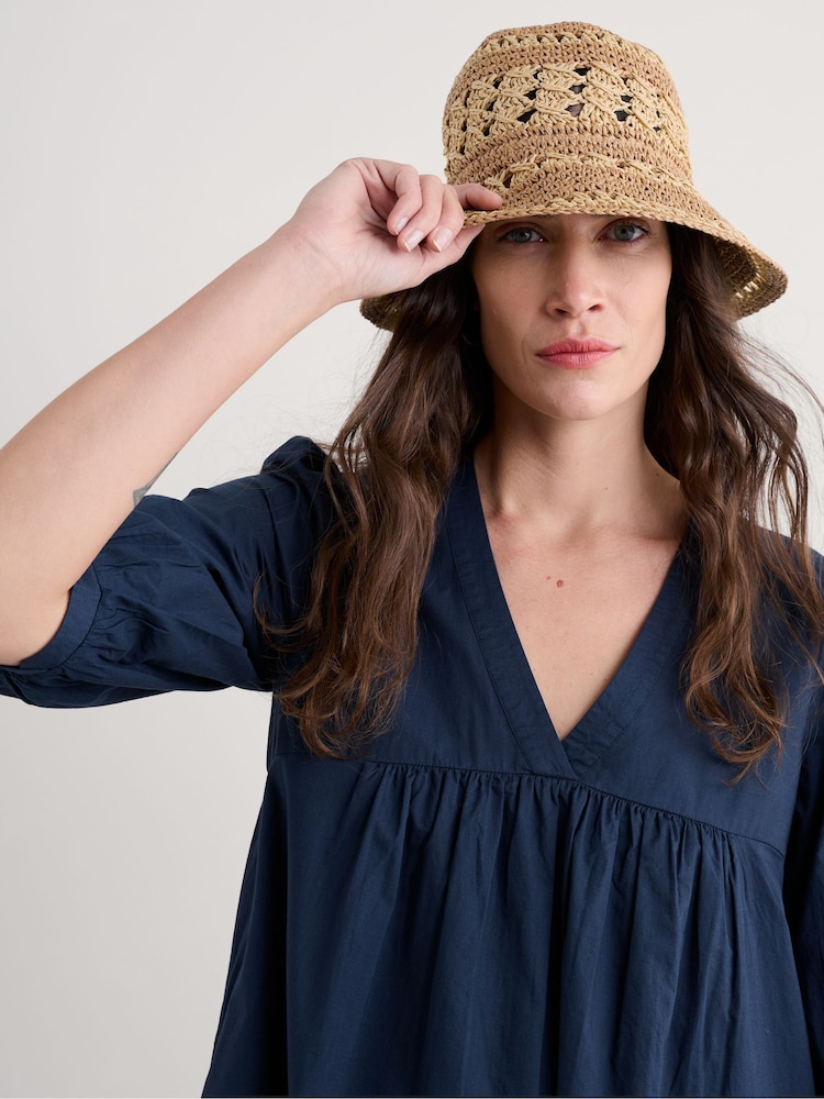 Seasalt Cornwall Natural Orchard Garden Hat - Image 2 of 5