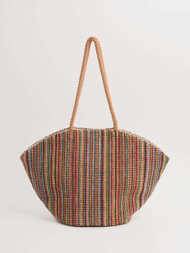 Seasalt Cornwall Brown Alkanet Jute Clam-Shaped Bag - Image 1 of 2