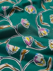 Seasalt Cornwall Blue Wreathe Short Sleeve Jersey Tunic - Image 5 of 5