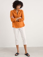 Seasalt Cornwall White Slim Fit Albert Quay Jeans - Image 3 of 5