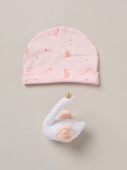 Rock-A-Bye Baby Boutique Pink Baby 100% Cotton Gift Set 10 Piece - Image 5 of 6