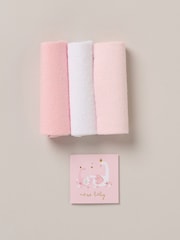 Rock-A-Bye Baby Boutique Pink Baby 100% Cotton Gift Set 10 Piece - Image 6 of 6
