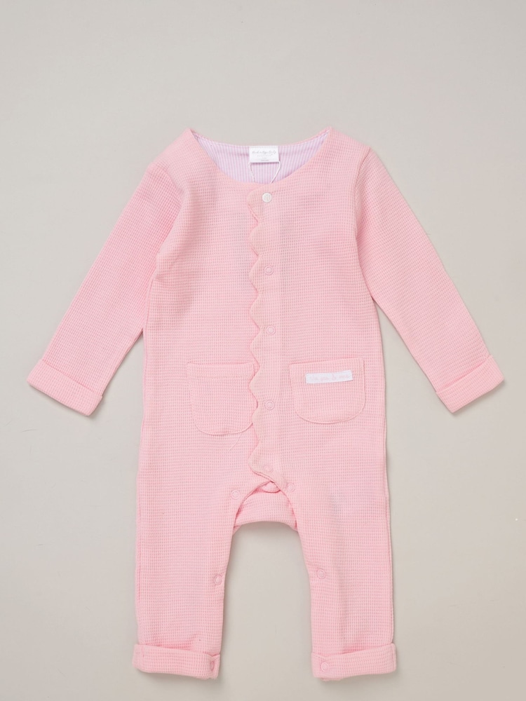 Rock-A-Bye Baby Boutique Waffle Romper and Comforter Set - Image 2 of 5 Rock-A-Bye Baby Boutique Waffle Romper and Comforter Set - Image 2 of 5