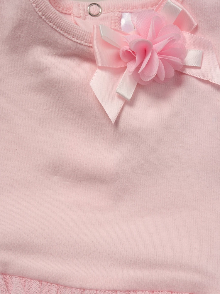 Rock-A-Bye Baby Boutique Rose Ribbon Detail Bodysuit and Headband Outfit Set - Image 3 of 3