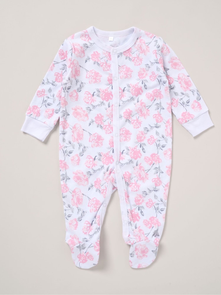 Rock-A-Bye Baby Boutique Baby Pink 100% Cotton All-In-One Gift Set 8 Piece - Image 2 of 6 Rock-A-Bye Baby Boutique Baby Pink 100% Cotton All-In-One Gift Set 8 Piece - Image 2 of 6