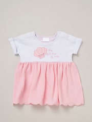 Rock-A-Bye Baby Boutique Waffle 100% Cotton Dress and Headband Outfit Set - Image 3 of 5