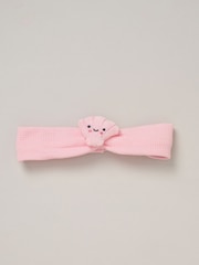 Rock-A-Bye Baby Boutique Waffle 100% Cotton Dress and Headband Outfit Set - Image 5 of 5