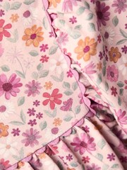 JoJo Maman Bébé Pink Printed Yoke Dress - Image 3 of 4