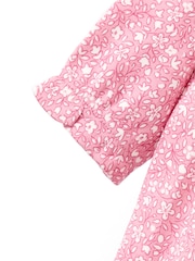 JoJo Maman Bébé Pink Smocked Collared Dress - Image 8 of 8