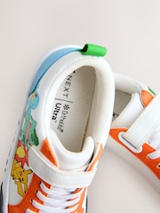 White Colourblock Pokemon Elastic Lace Trainers - Image 3 of 5