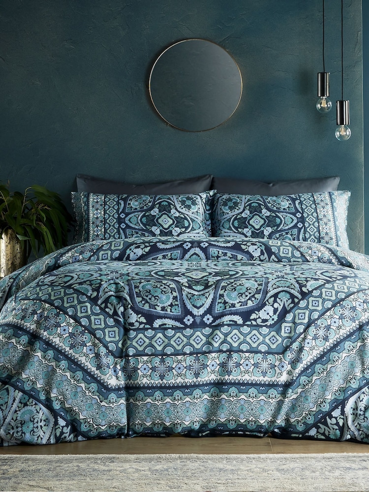 Vantona Blue Mai Blossom Quilt Cover Set - Image 1 of 5