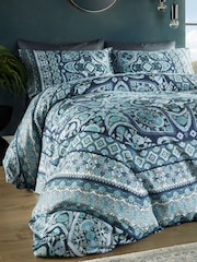 Vantona Blue Mai Blossom Quilt Cover Set - Image 4 of 5