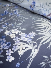 Vantona Blue Mai Blossom Quilt Cover Set - Image 7 of 9