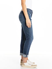 Replay Mid Blue Denim Boyfriend Fit Marty Jeans - Image 3 of 3