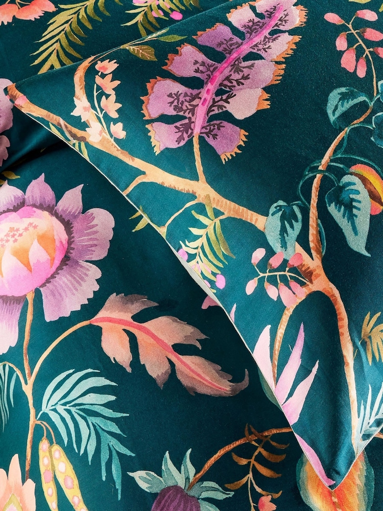 Vantona Teal Blue Anika Quilt Cover Set - Image 5 of 5