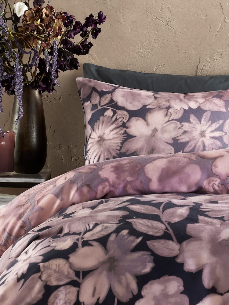 Vantona Purple Georgia Quilt Cover Set - Image 2 of 5