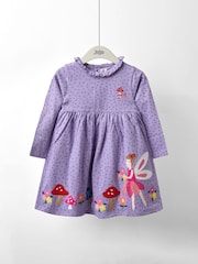 Jojo Maman Bébé Purple Dress - Image 1 of 4