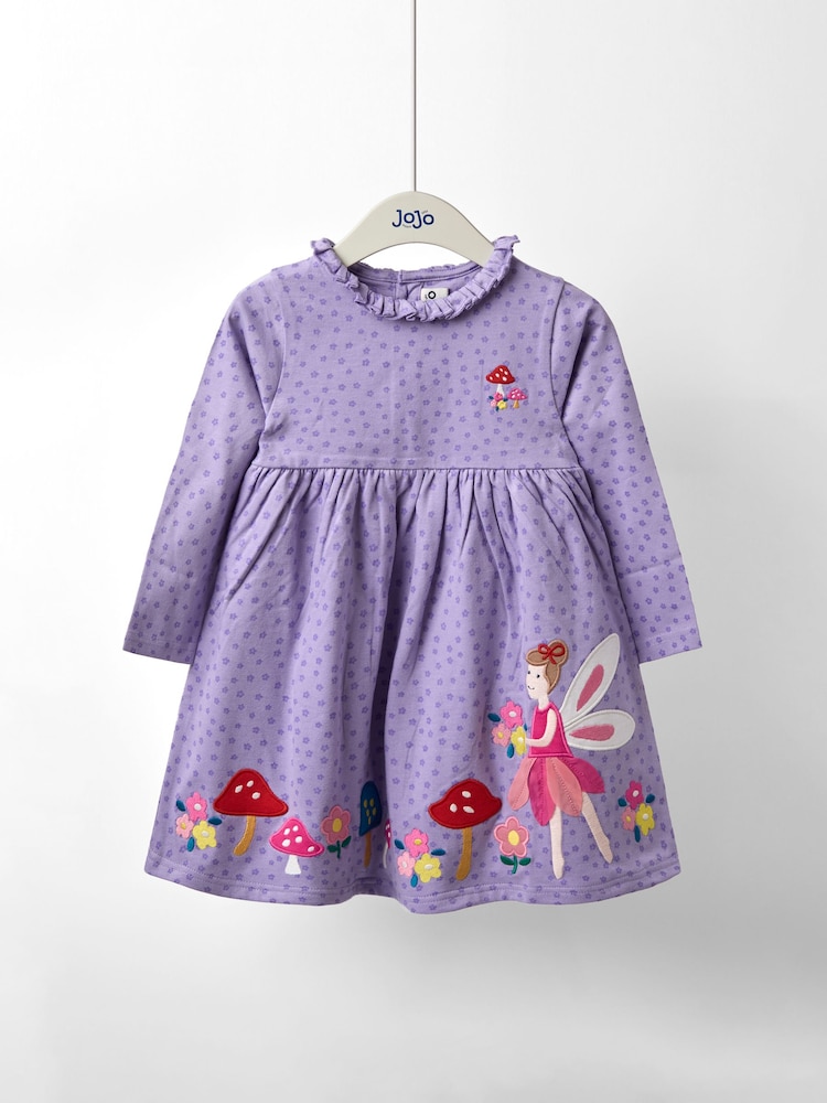 Jojo Maman Bébé Purple Dress - Image 1 of 4