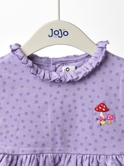 Jojo Maman Bébé Purple Dress - Image 3 of 4