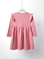 Jojo Maman Bébé Pink Frill Dress - Image 2 of 4