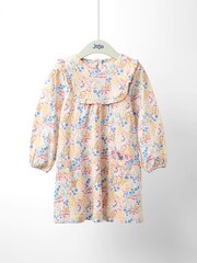JoJo Maman Bébé Yellow Printed Yoke Dress - Image 1 of 4