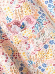 JoJo Maman Bébé Yellow Printed Yoke Dress - Image 4 of 4