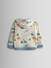 أزرق فاتح - سترة هودي ذات وجهين بأبليك من Jojo Maman Bébé - صورة 5 من 9