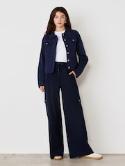 Finery Blue Isobel Navy Denim Jacket - Image 2 of 4