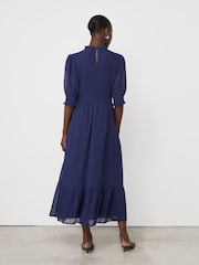 Чайное платье миди из ткани добби из жоржета Finery Amelia - Image 4 of 4