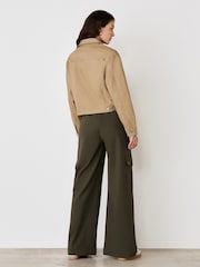 Finery Isobel Mocha Denim Jacket - Image 4 of 4