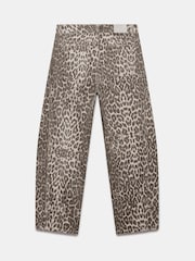 Mint Velvet Leopard Leopard Print Tapered Jeans - Image 8 of 8