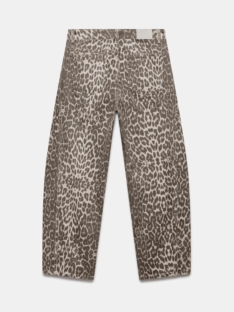 Mint Velvet Leopard Leopard Print Tapered Jeans - Image 8 of 8