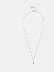 Mint Velvet Silver Tone Strawberry Charm Necklace - Image 1 of 5