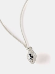 Mint Velvet Silver Tone Strawberry Charm Necklace - Image 2 of 5