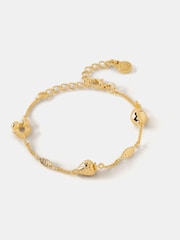 Mint Velvet Gold Tone Fruit Charm Bracelet - Image 1 of 5