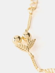Mint Velvet Gold Tone Fruit Charm Bracelet - Image 2 of 5