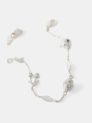 Mint Velvet Silver Tone Fruit Charm Bracelet - Image 3 of 5