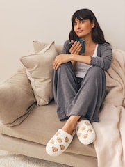 Urso Ecru - Mule Borg Slippers - Imagem 7 de 8