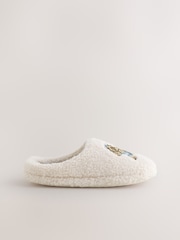 Neutral Charlie Cockapoo - Pantufas Borg Mule - Imagem 3 de 7