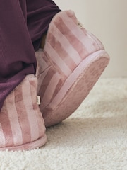 Pink Stripe Boot Slippers - Image 4 of 8