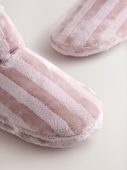 Pink Stripe Boot Slippers - Image 8 of 8