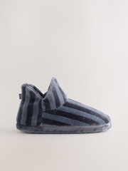 Grey Stripe Boot Slippers - Image 5 of 8