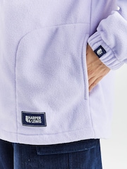 Harper & Lewis Lavender Purple Elsa 1/4 Zip Fleece - Image 6 of 7
