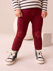 Burgundy Red Cosy Leggings (3mths-7yrs) - Image 1 of 2