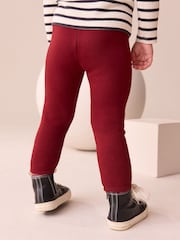 Burgundy Red Cosy Leggings (3mths-7yrs) - Image 2 of 2