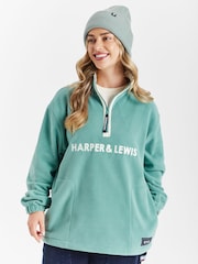 Harper & Lewis Ocean Quarter Zip Fleece - Изображение 1 из 7