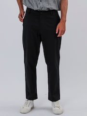 Religion Black 100% Cotton Lightweight Basic Chino Trousers - Image 1 of 5